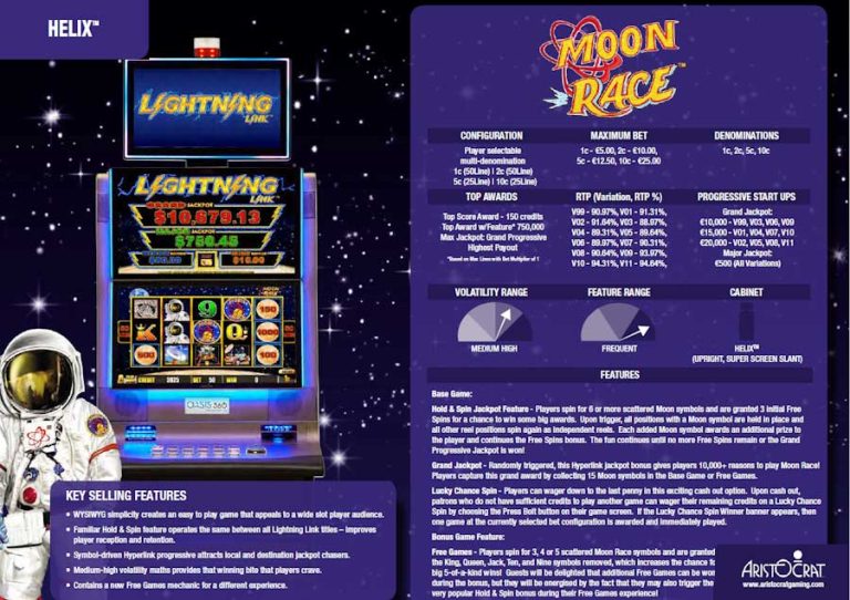 SFC2A - Jeux aristocrat Moon Race (lightning link)